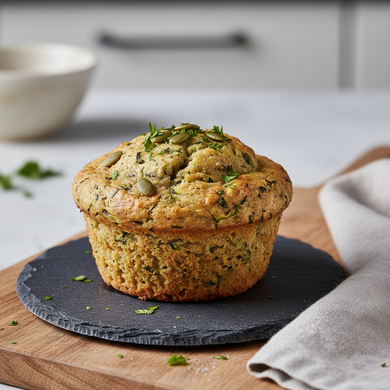 Mini Muffin de Abobrinha Proteico: Seu Snack Fit para Performance - uma opção de mini muffin abobrinha proteico.