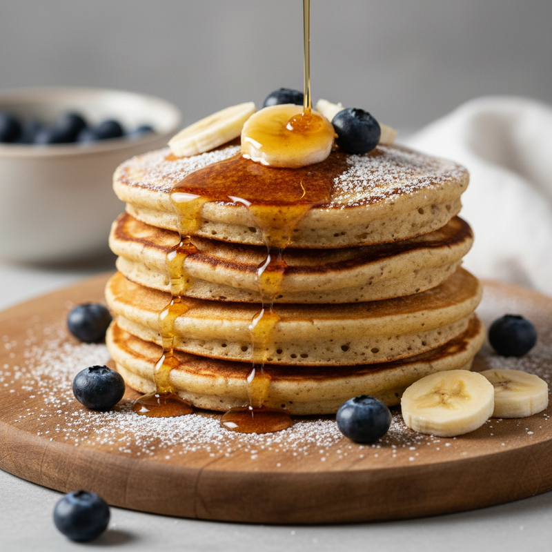 Panqueca Proteica Whey: O Café da Manhã dos Campeões! - uma opção de Panqueca Proteica Whey.