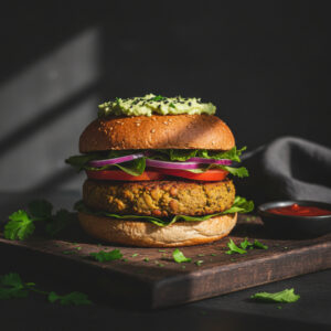 Hambúrguer de Lentilha Fit: Sabor, Nutrição e a Receita Perfeita para Você! - uma opção de receita de hambúrguer de lentilha fit.